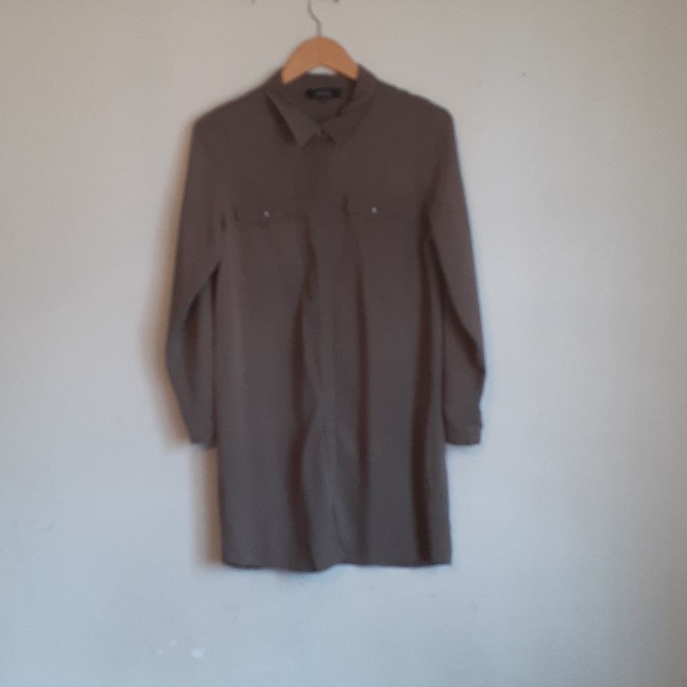 NWT ANGL SHIRT  DRESS SIZE M COLOR  OLIVE